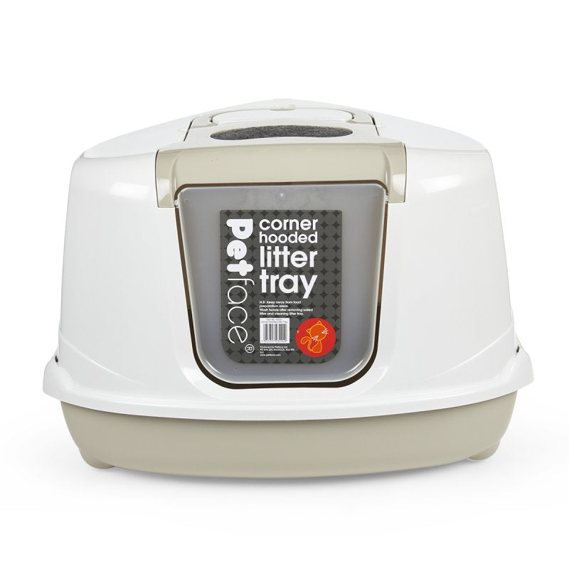 Petface Corner Hooded Cat Litter Tray - Main Image