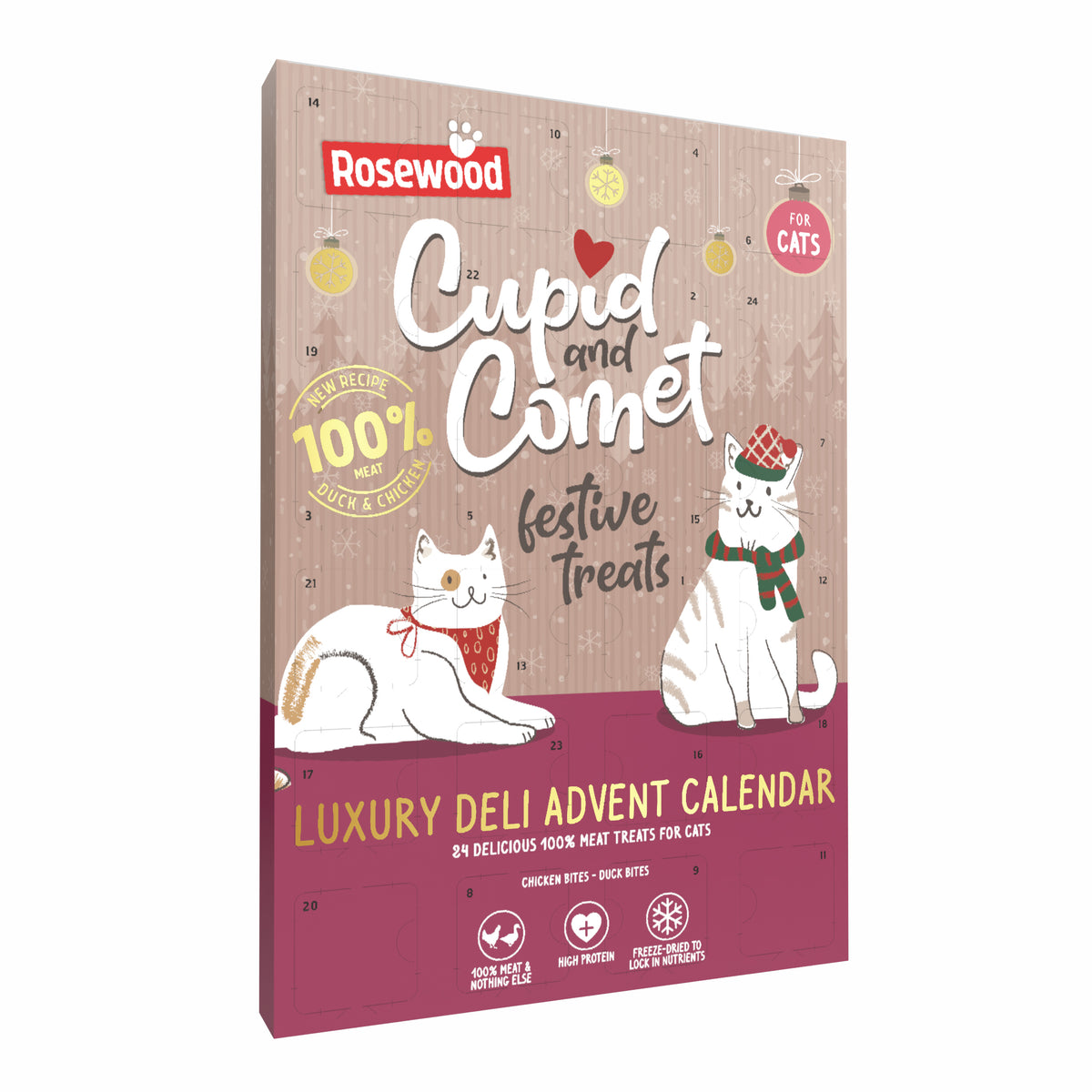 Rosewood Luxury Advent Calendar for Cats