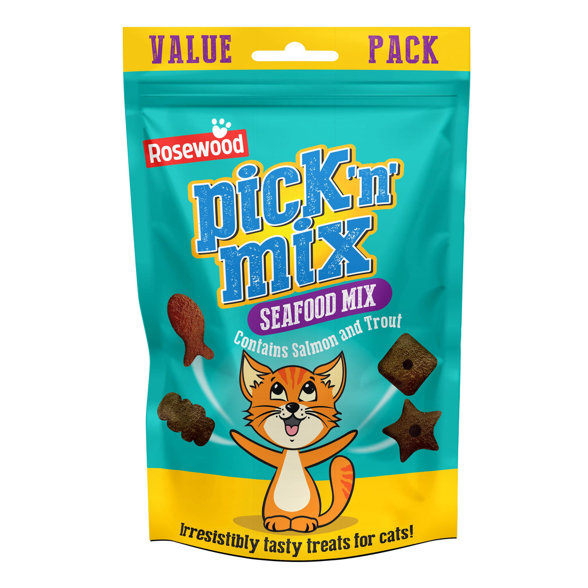Pick N Mix Cat Treats Seafood 10pk 180g