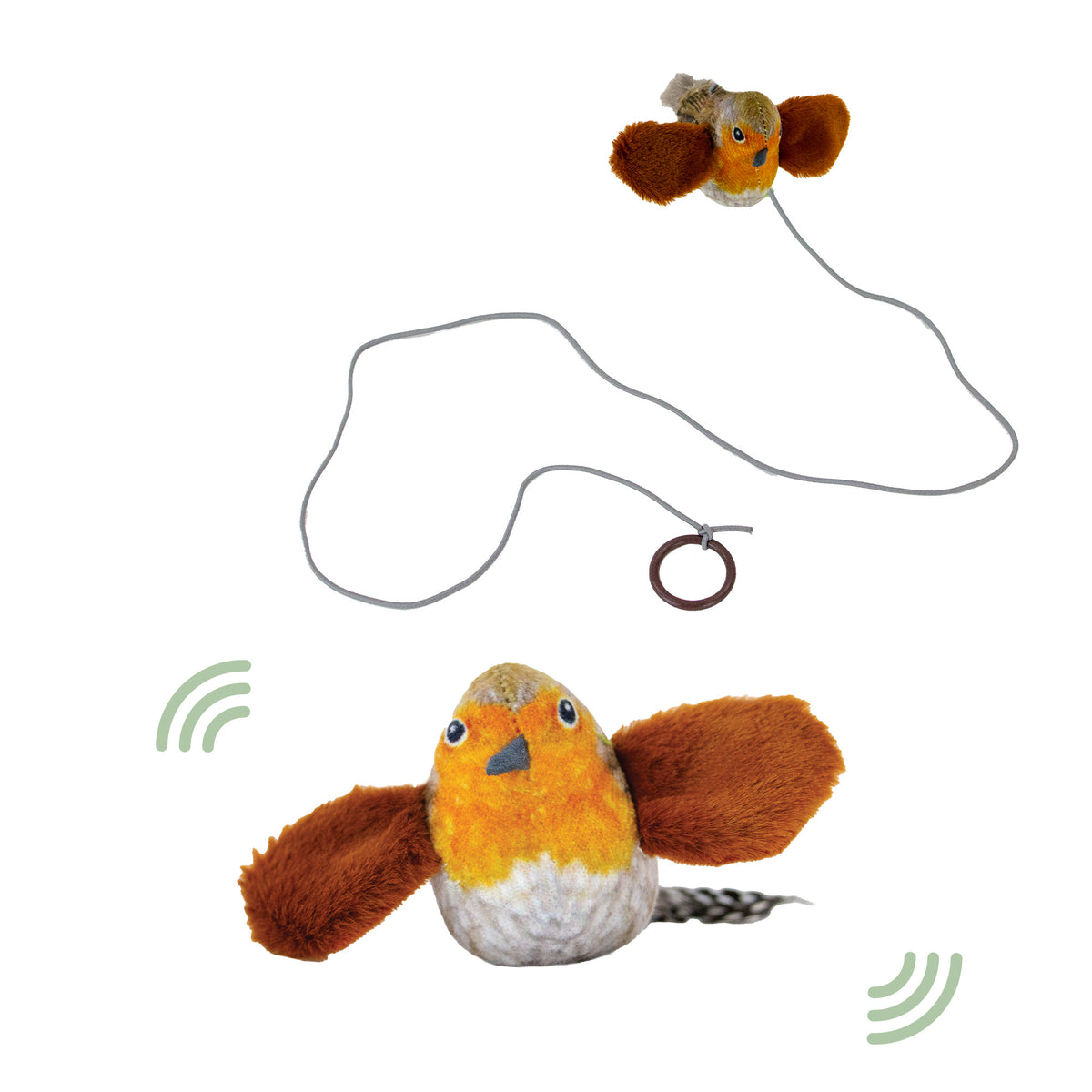 Ancol Chirping Robin Cat Toy