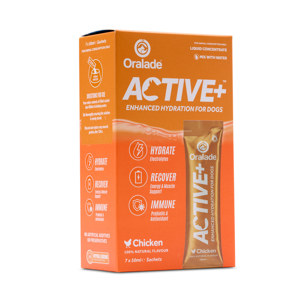 Oralade® ACTIVE+ Chicken Liquid Concentrate 7 x 50ml