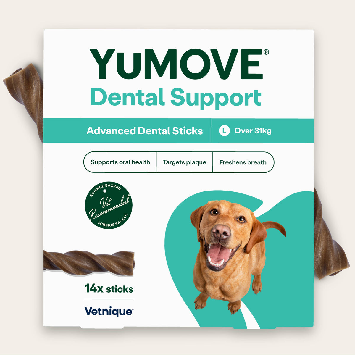 YuMOVE Dental Care For Dogs (14 sticks)