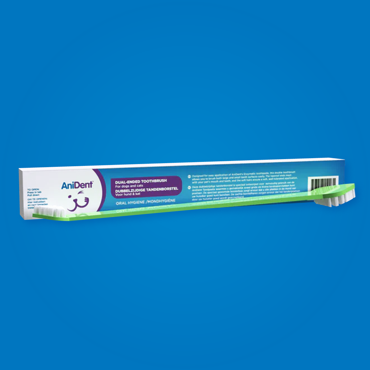 AniDent Dual-Ended Toothbrush
