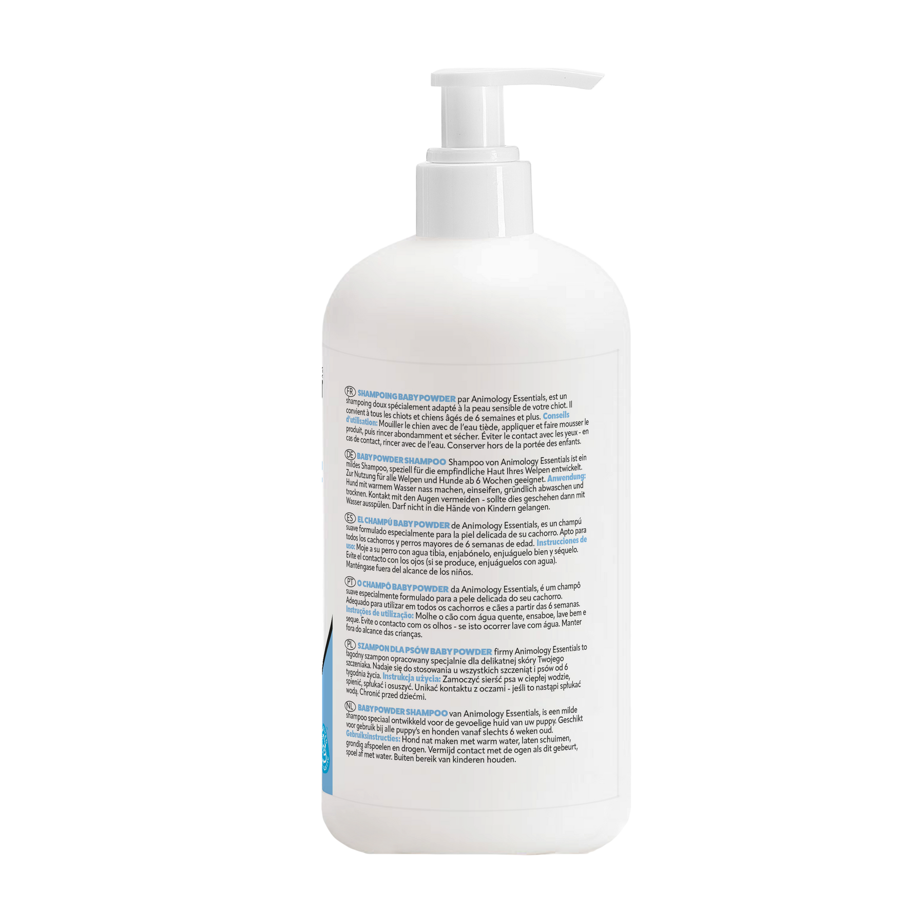 Animology Essentials Baby Powder Puppy Shampoo (250ml/500ml)