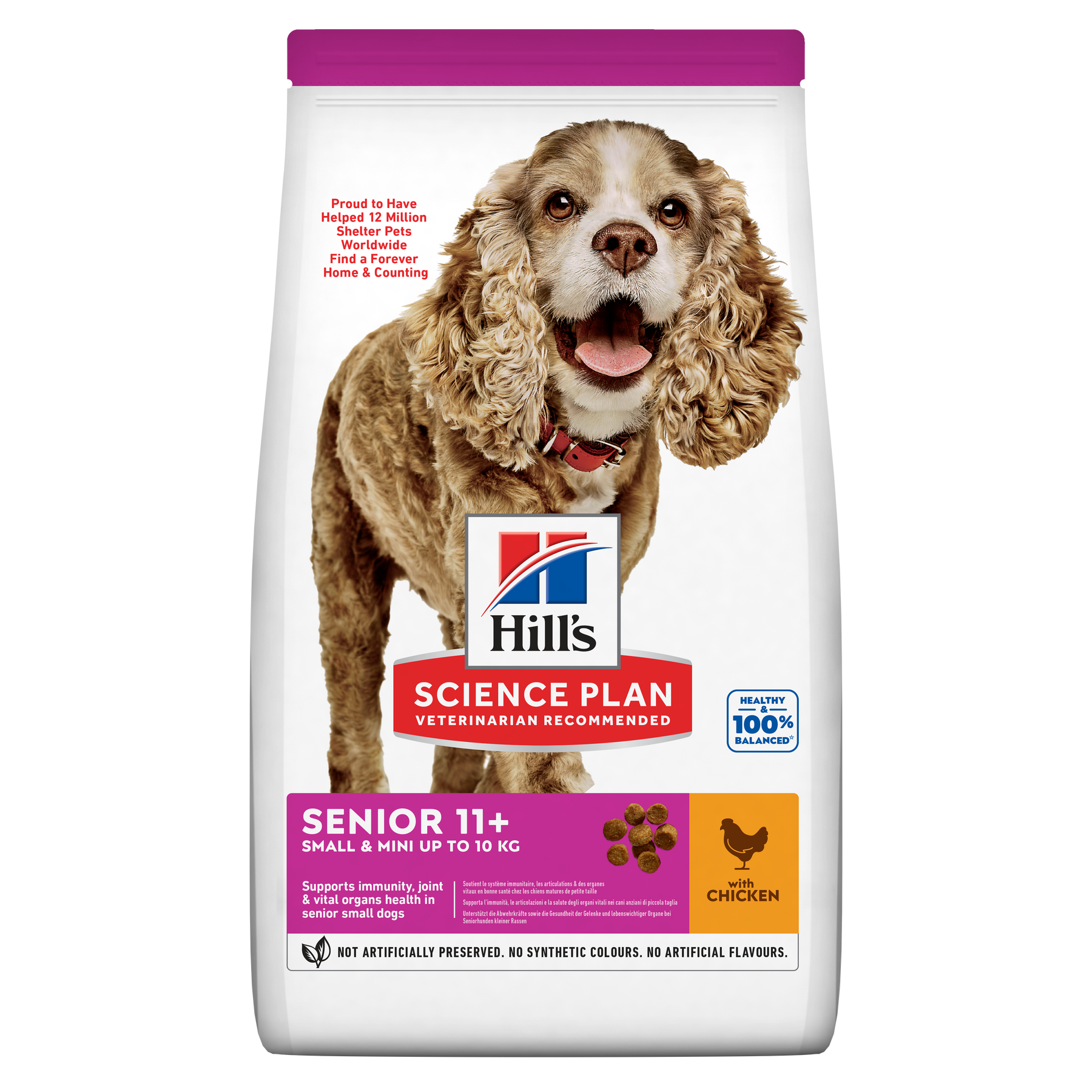 Hill's™ Science Plan Senior 11+ Small & Mini Dry Dog Food Chicken Flavour 1.5kg