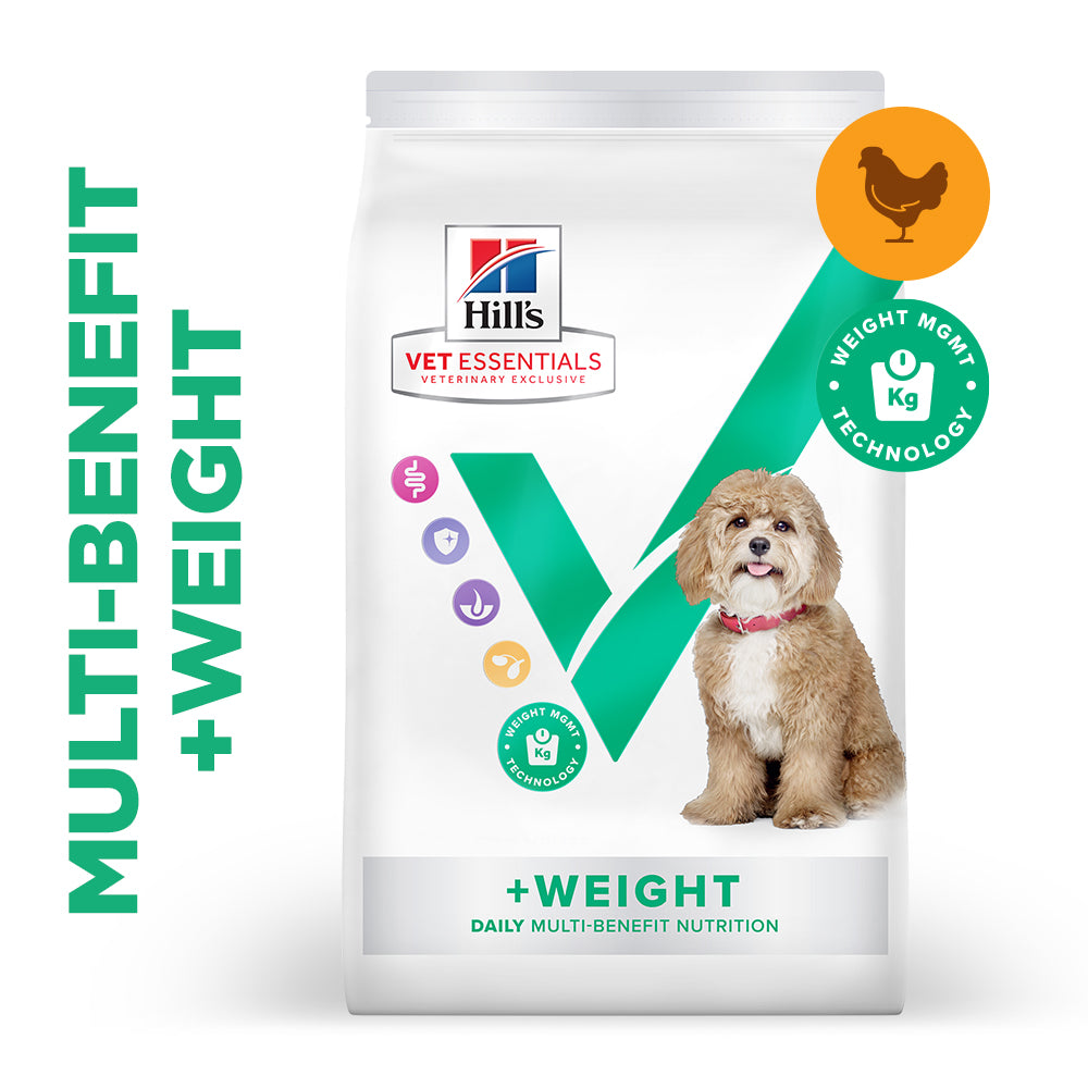 Hill's™ VET ESSENTIALS™ MULTI-BENEFIT + WEIGHT Adult 1+ Small & Mini Dry Dog Food with Chicken 6kg