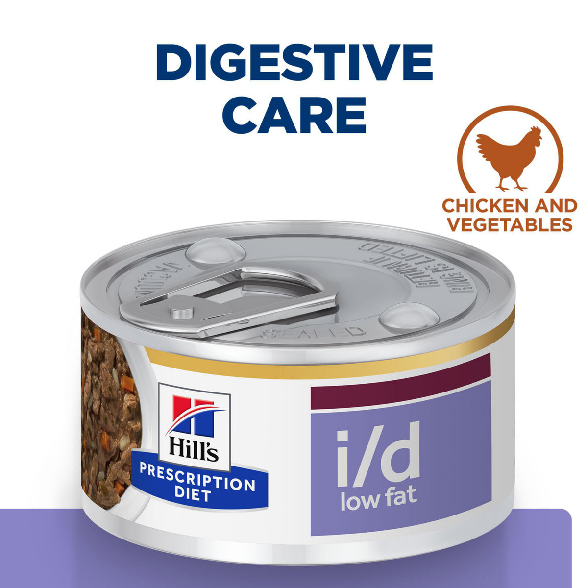 Hill's™ Prescription Diet™ i/d Low Fat Digestive Care Wet Dog Food with Chicken & added Vegetables