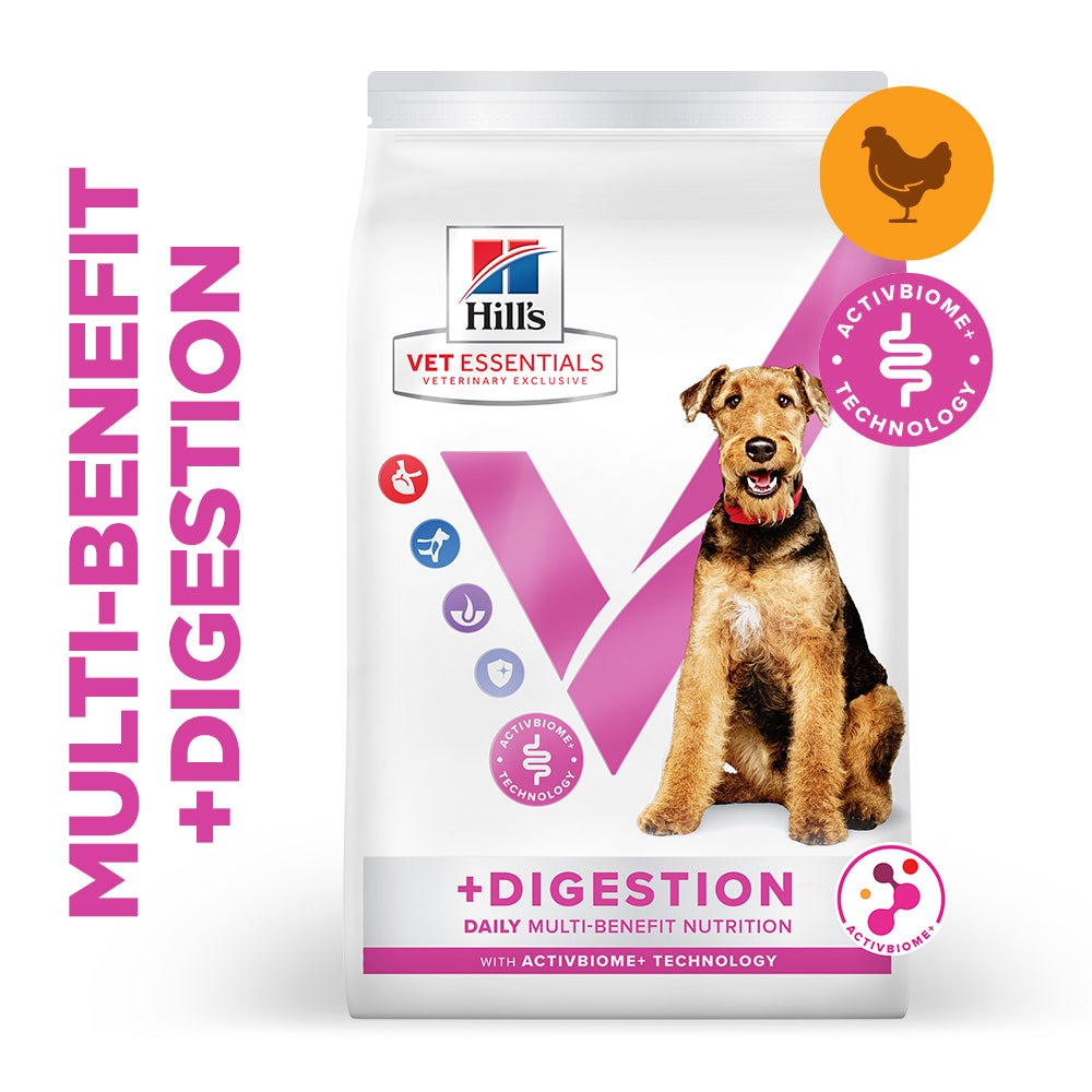 Hill's™ VET ESSENTIALS™ MULTI-BENEFIT + DIGESTION Adult 1+ Medium Dry Dog Food with Chicken