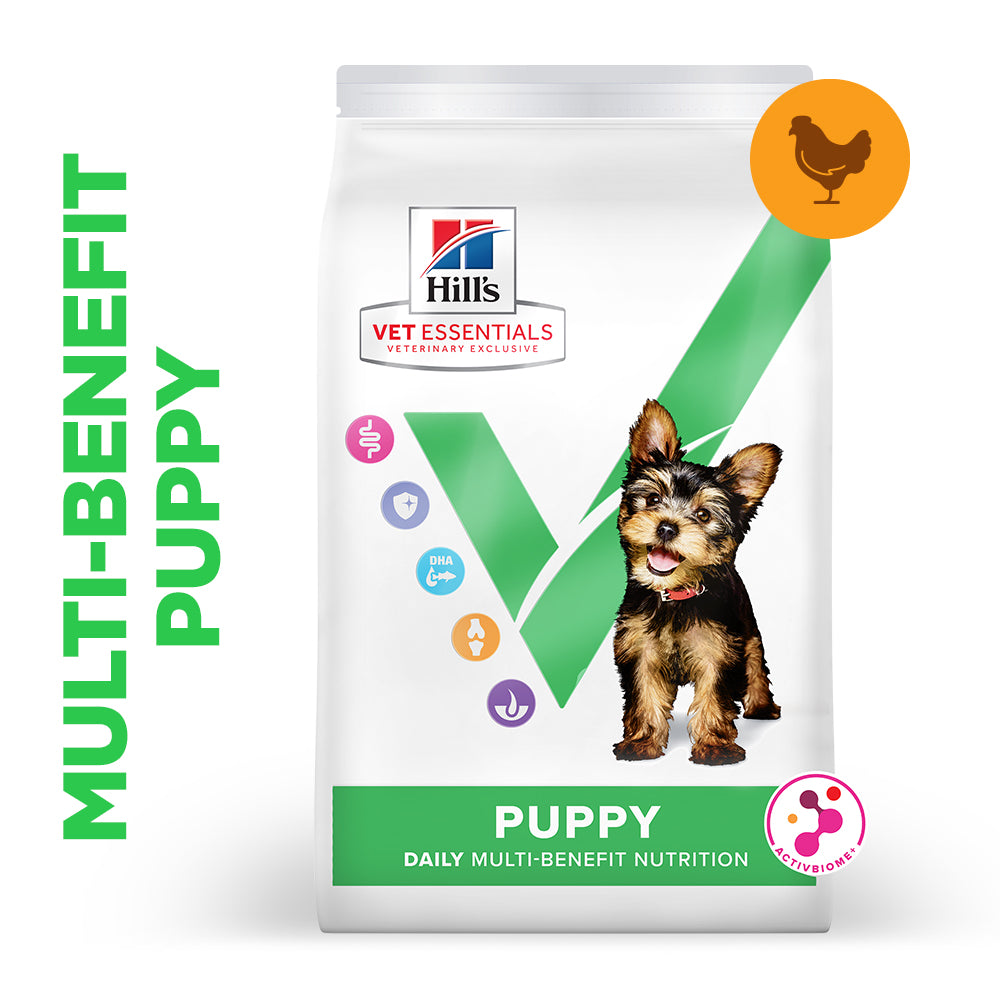 Hill's™ VET ESSENTIALS™ MULTI-BENEFIT Small & Mini Dry Puppy Food with Chicken 7kg