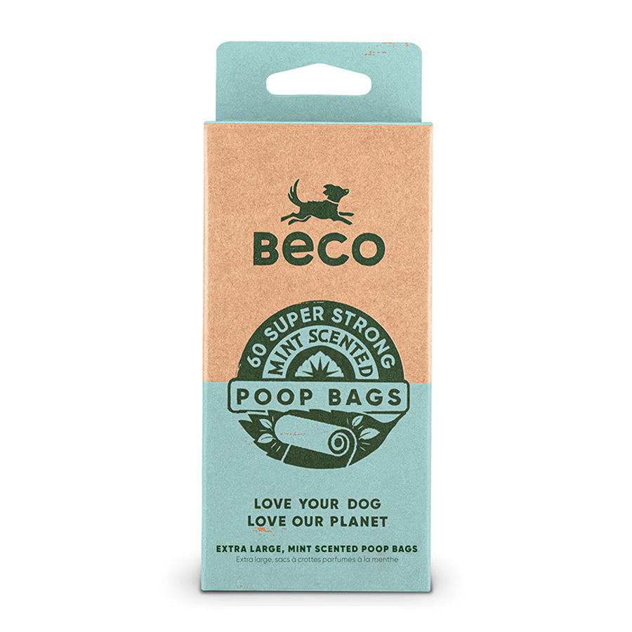 Beco Large Scented Poop Bags Mint (60 and 120 bags)