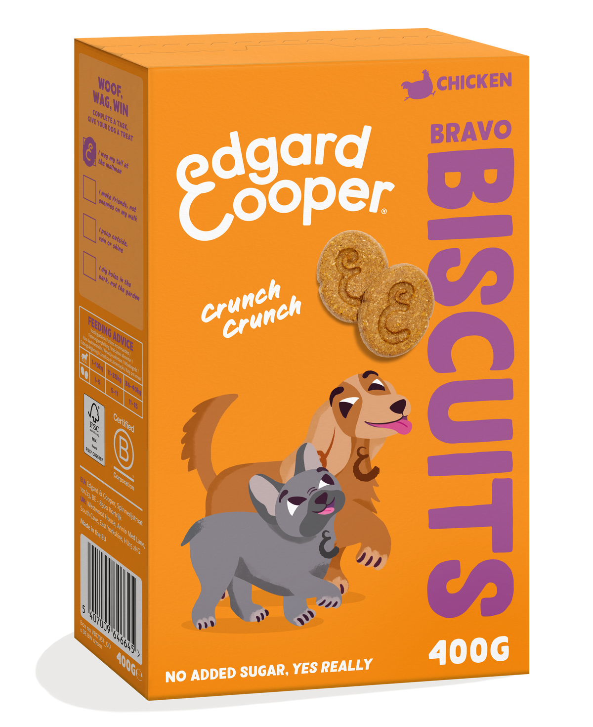 Edgard & Cooper Chicken Biscuits 400g