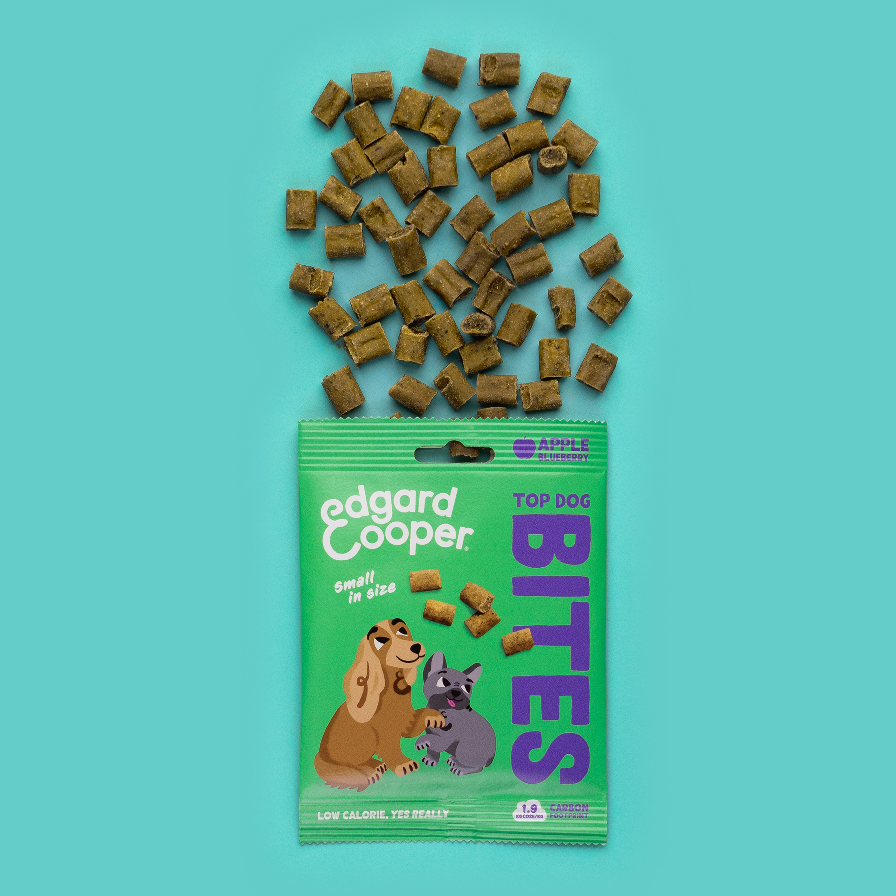 Edgard & Cooper Apple and Blueberry Small Bites 50g