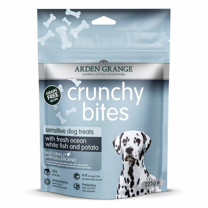 ARDEN GRANGE Crunchy Bites Grain Free Ocean White Fish