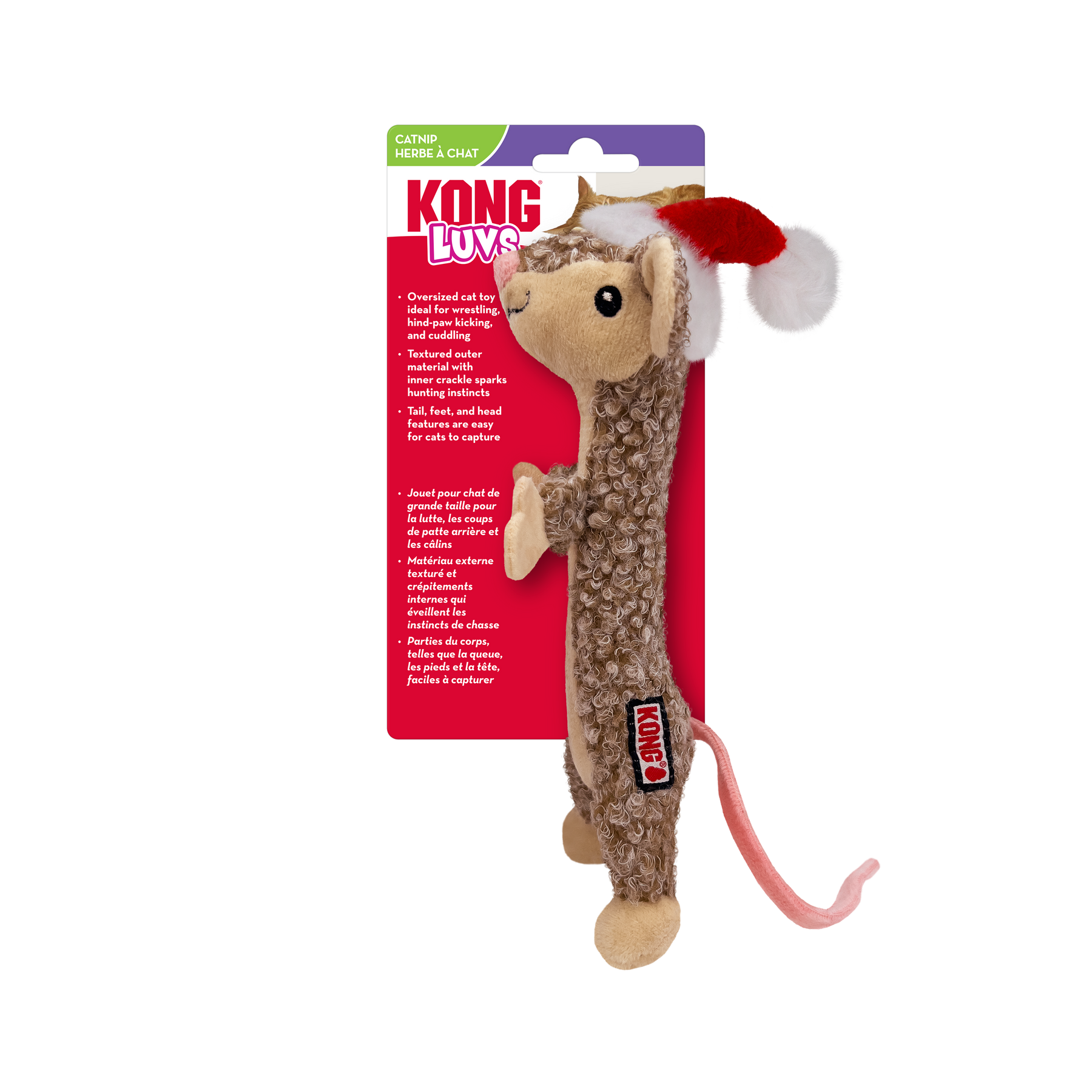KONG Holiday Cat Luvs Mouse