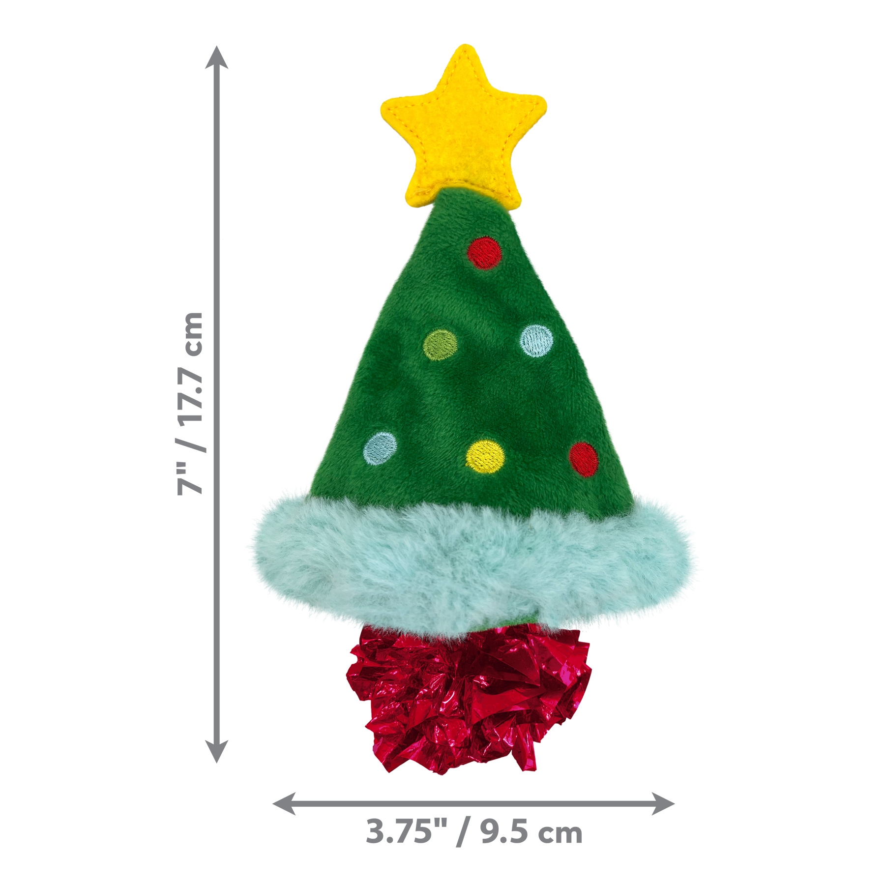 KONG Holiday Crackles Christmas Tree
