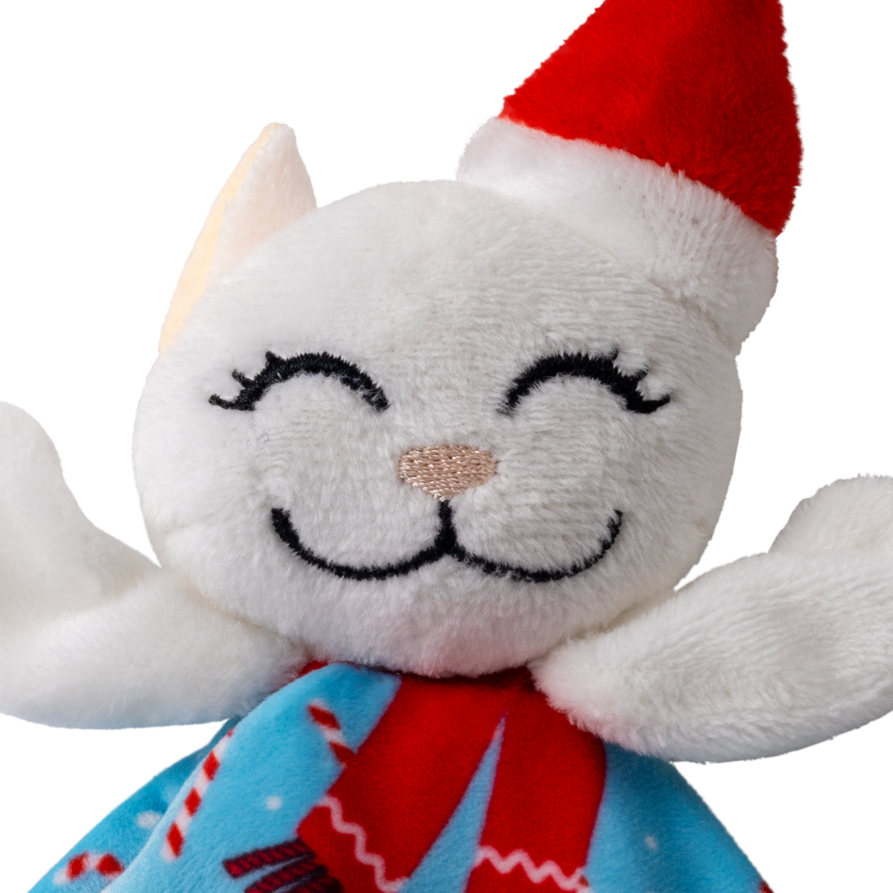 KONG Holiday Crackles Santa Kitty