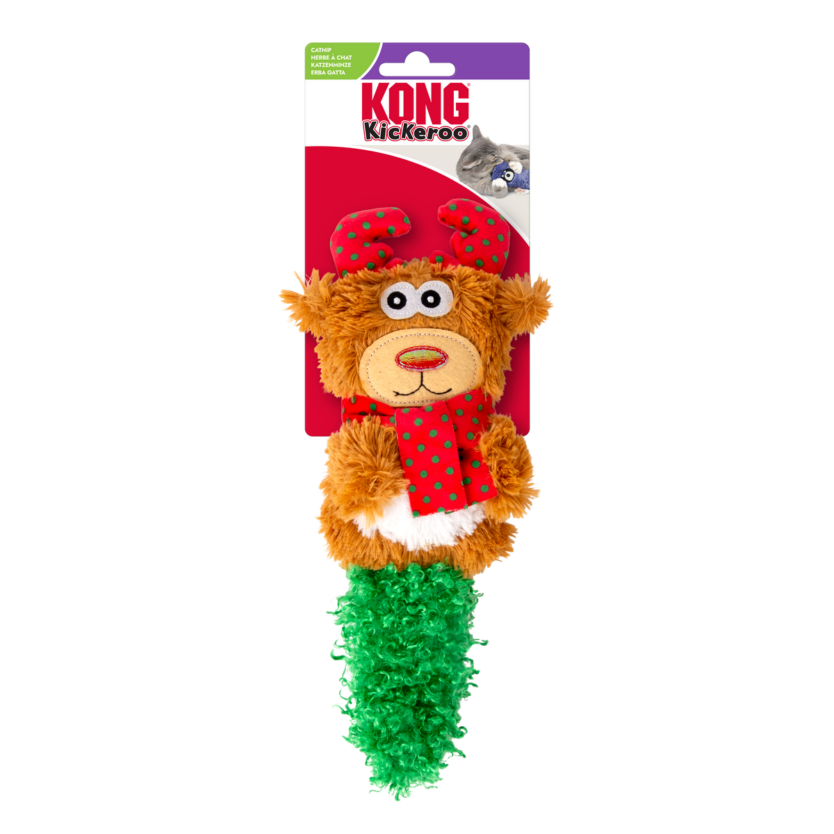 KONG Holiday Kickeroo Character Assorted