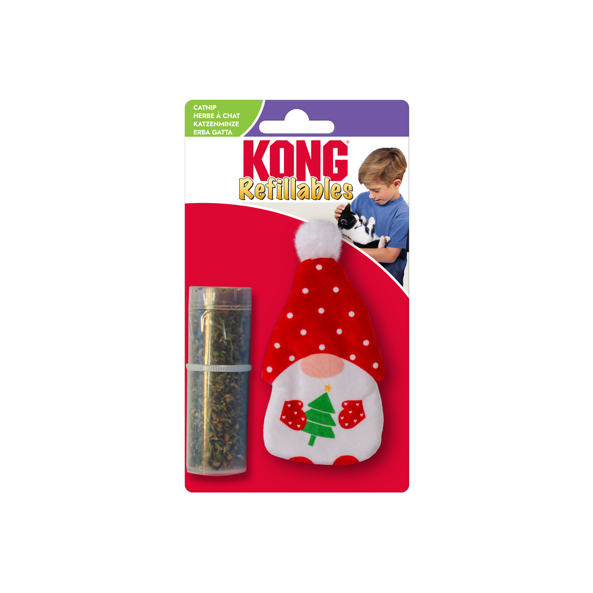 KONG Holiday Refillables Gnome