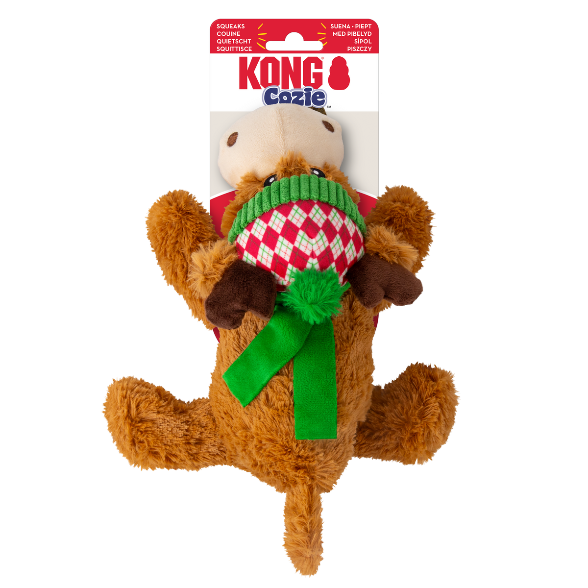 KONG Holiday Cozie Reindeer Medium