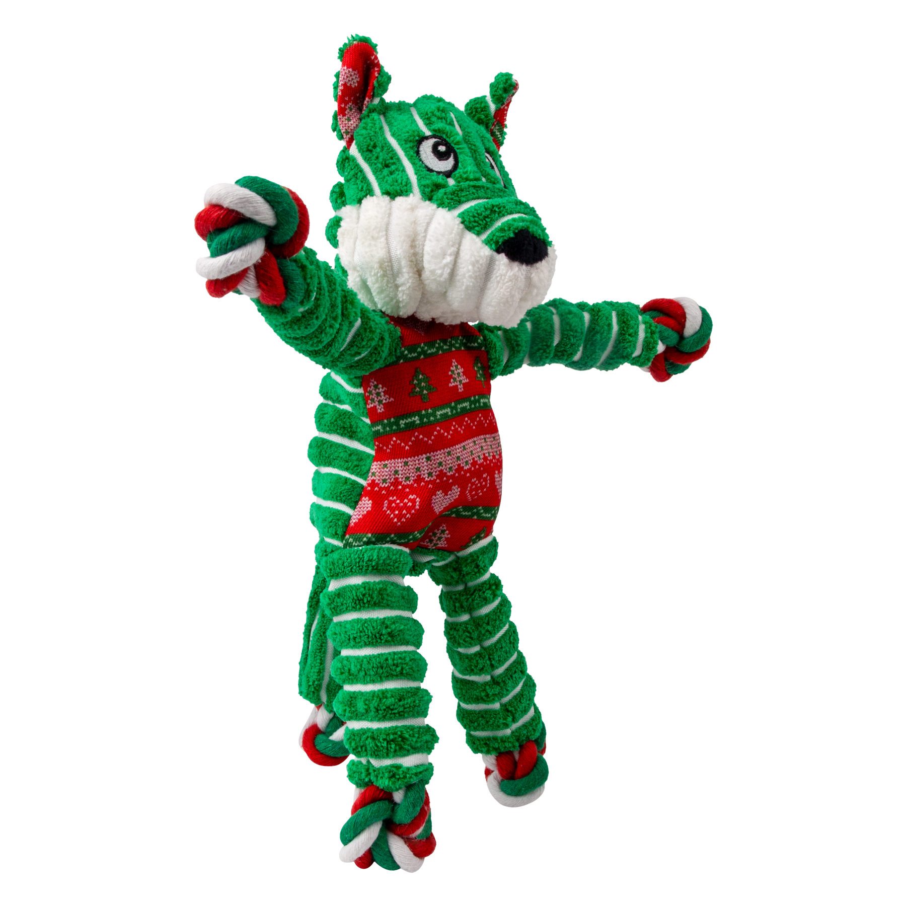 KONG Holiday Floppy Knots Fox Small/Medium