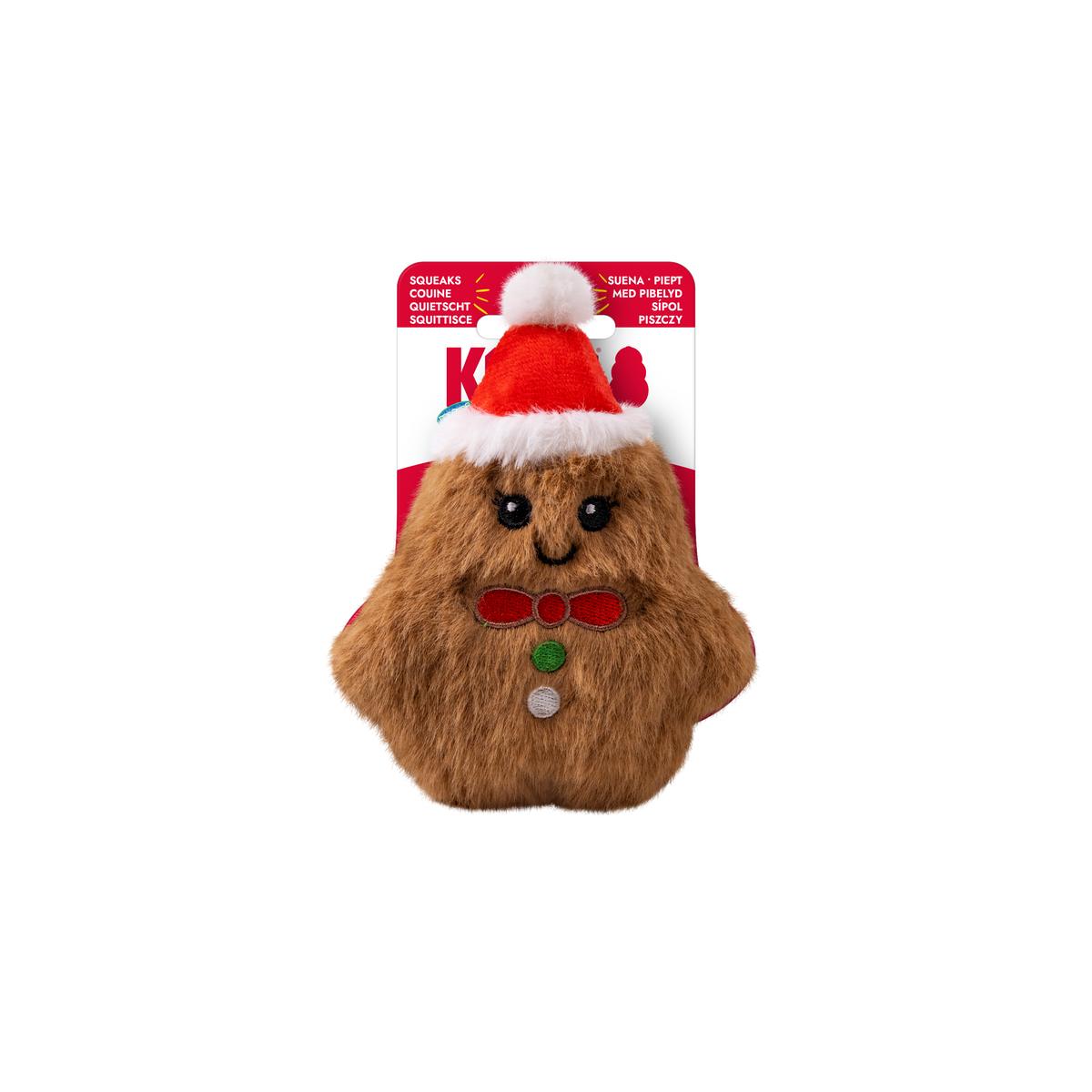 KONG Holiday Snuzzles Mini Gingerbread XS