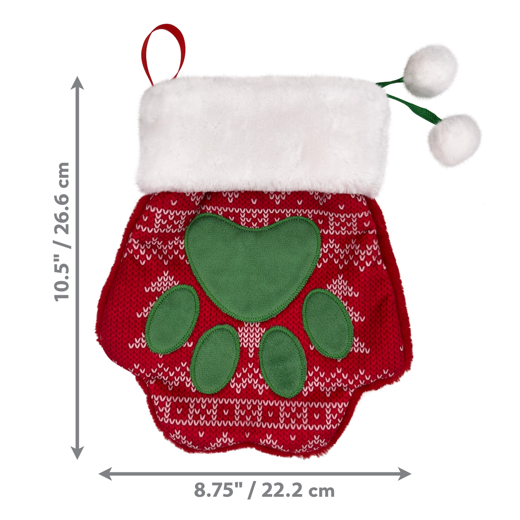 KONG Holiday Stocking Paw Large