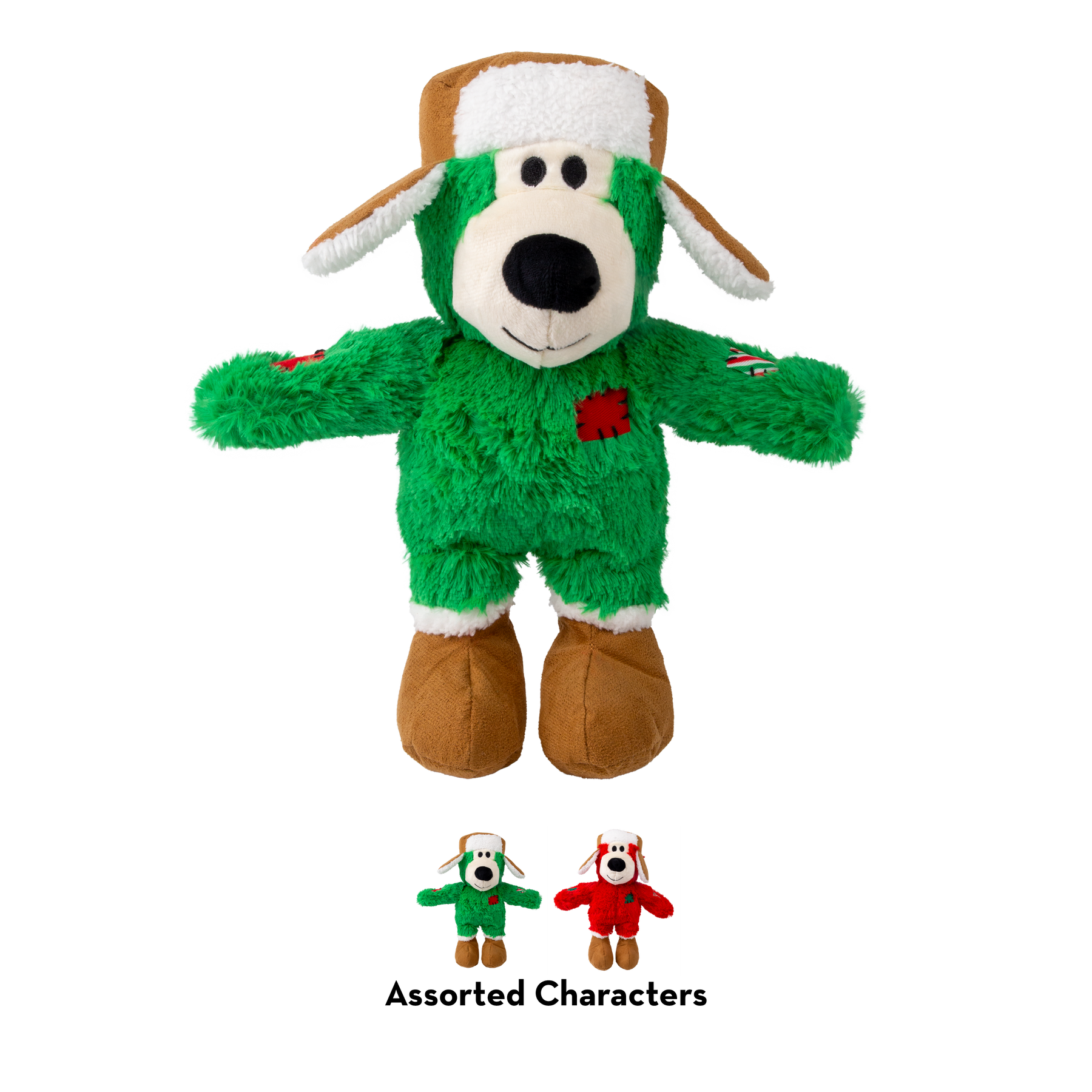 KONG Holiday Wild Knots Bear Assorted Small/Medium