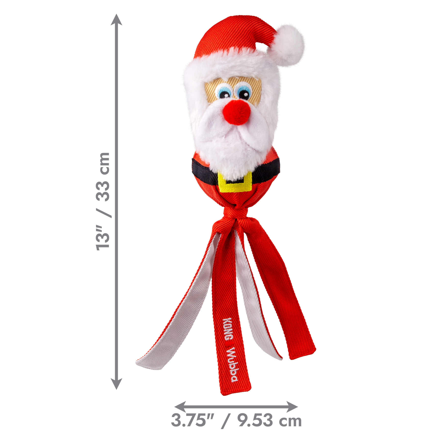KONG Holiday Wubba Assorted Large ( Santa, Reindeer, Penguin)