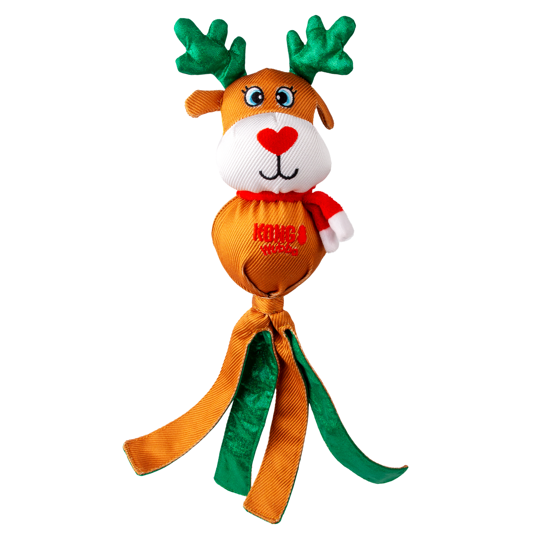 KONG Holiday Wubba Assorted Large ( Santa, Reindeer, Penguin)