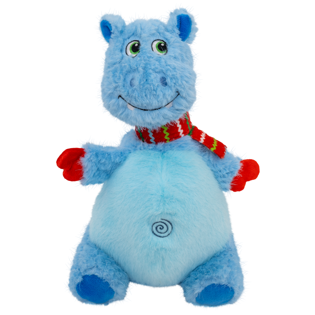 KONG Holiday Knots Belly Hippo Blue Medium/Large