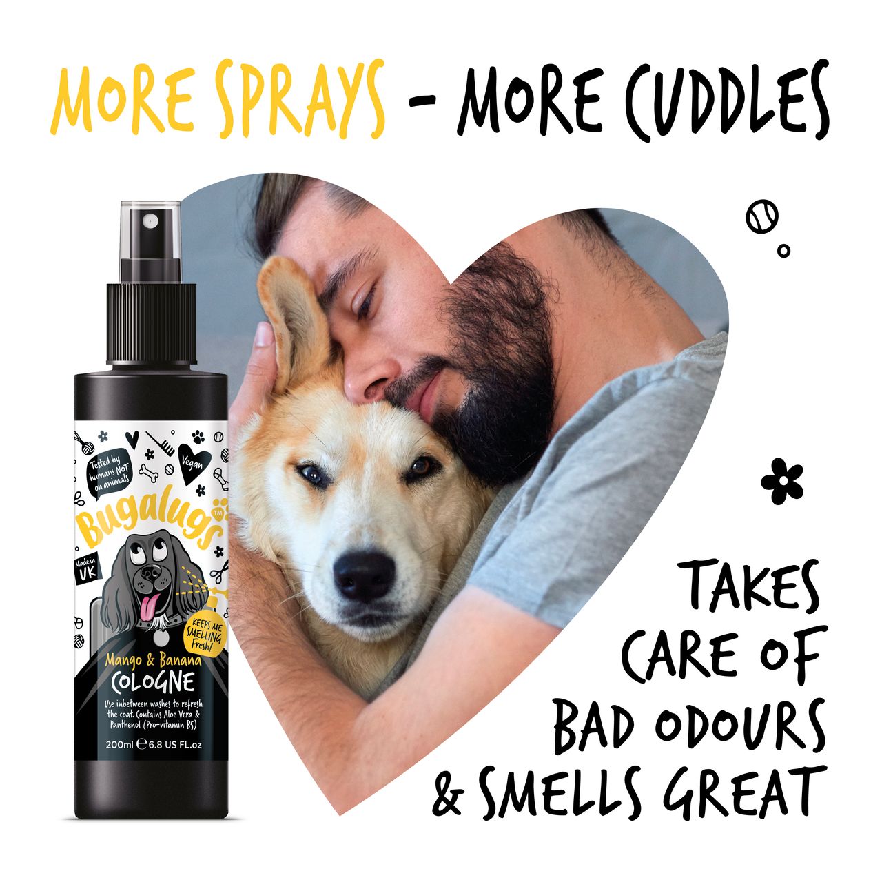 Bugalugs Mango & Banana Dog Cologne