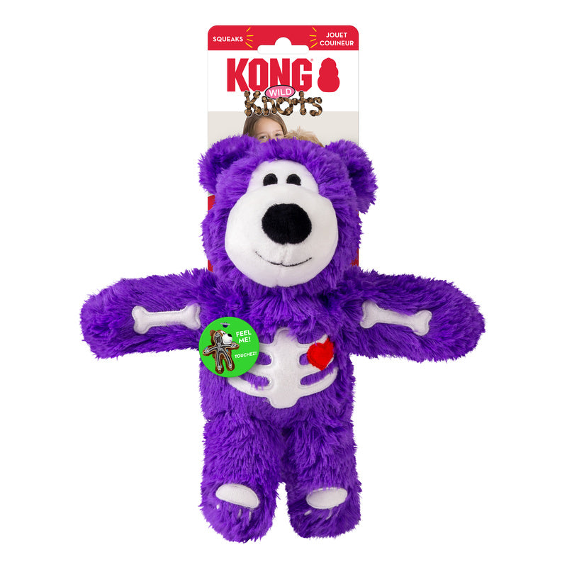 KONG Halloween Wild Knots Skeleton Bear Assorted Medium/Large