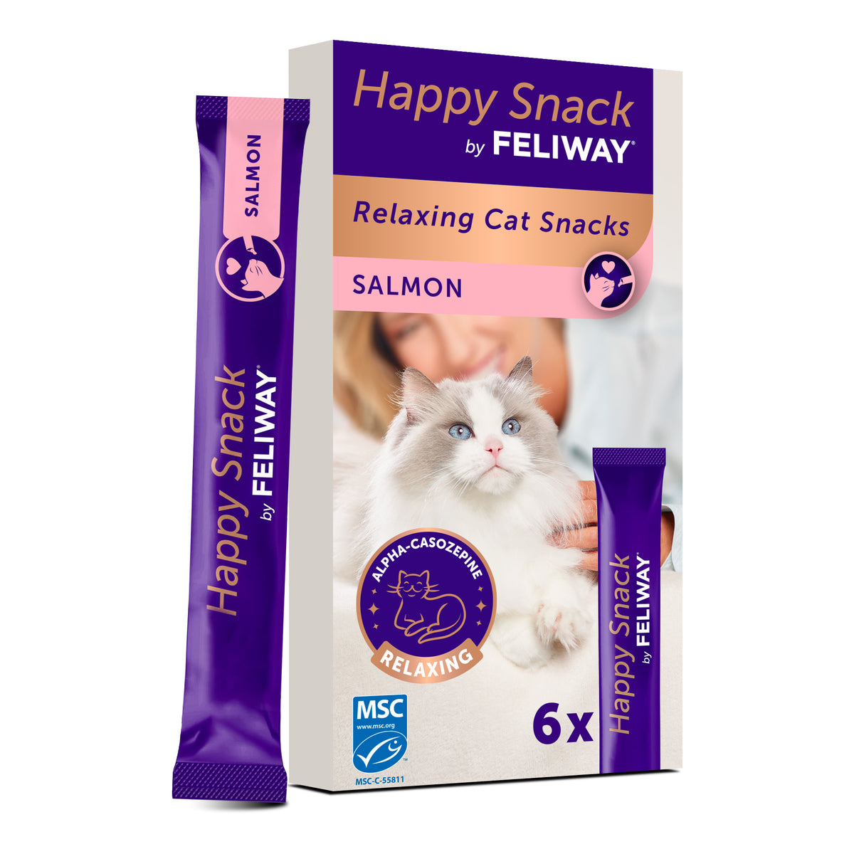 Feliway Happy Snack Calming Treats Salmon