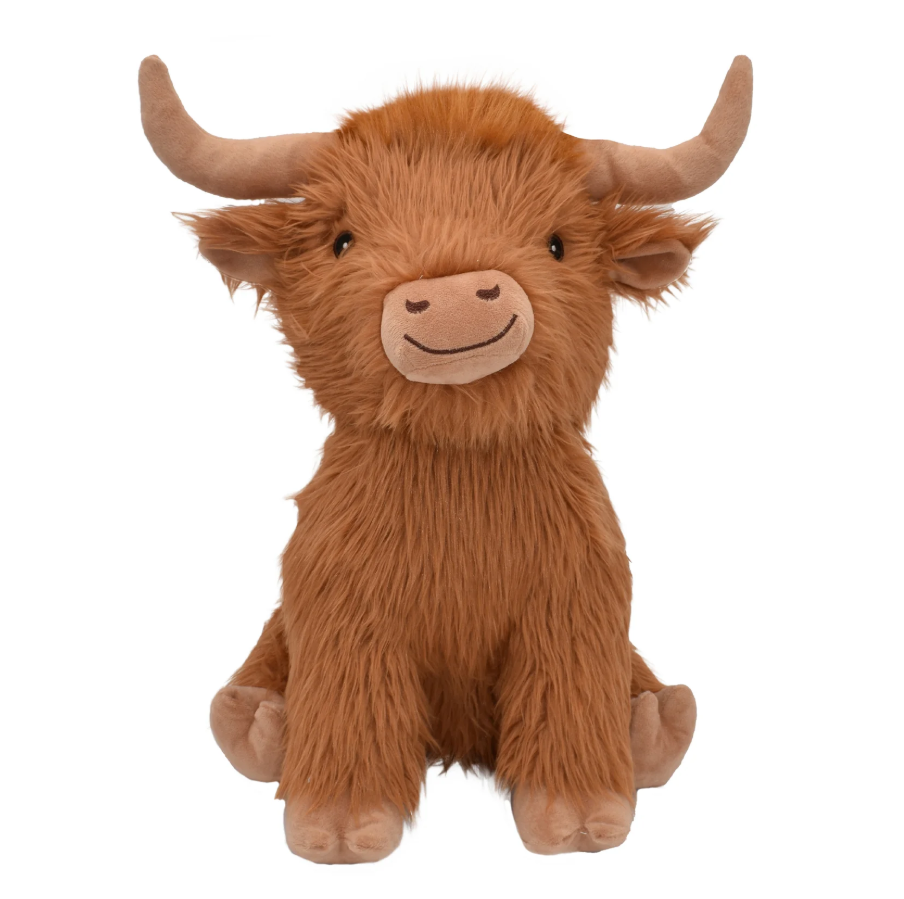 Highland Cow Jumbo Dog Toy