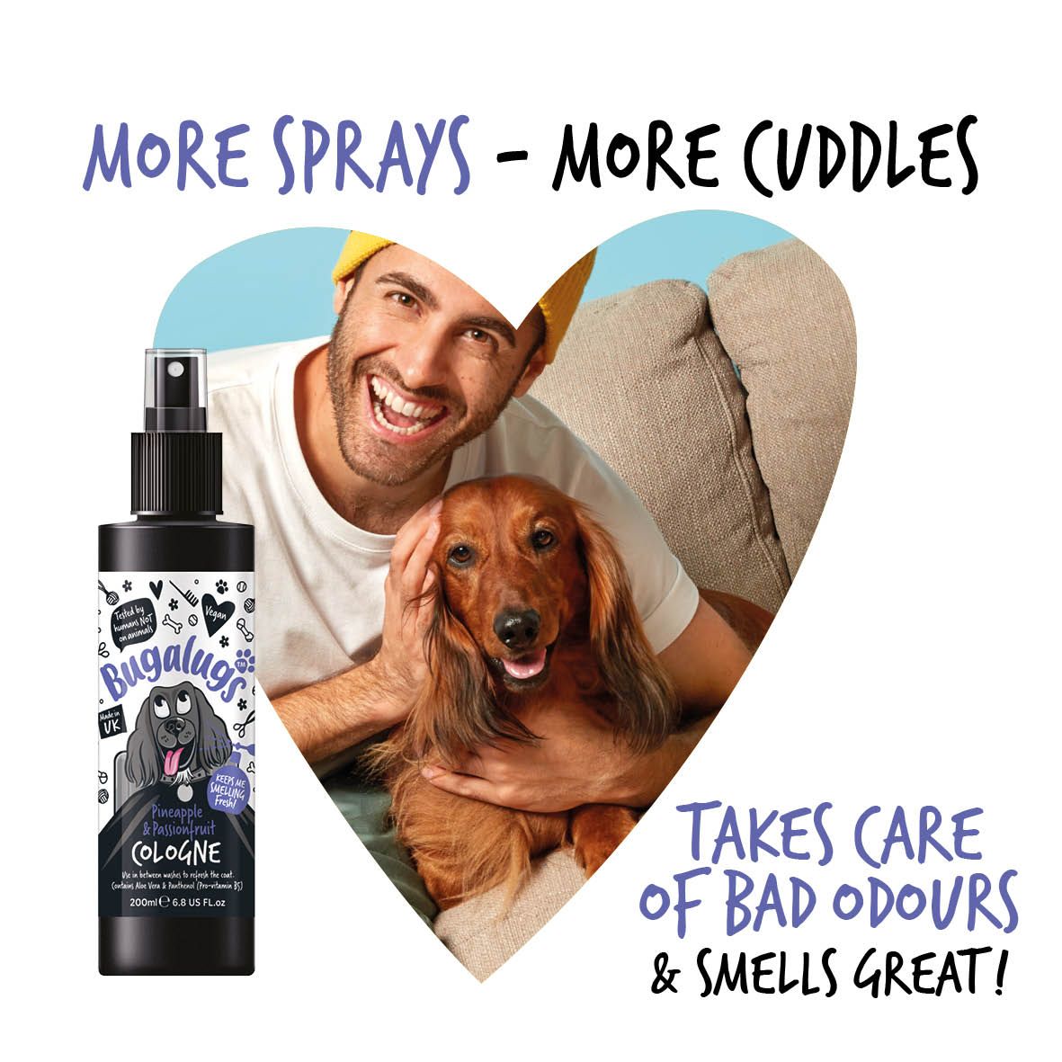 Bugalugs Pineapple & Passionfruit Dog Cologne