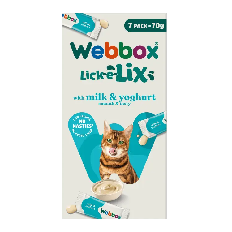 Webbox Cat Lick-e-Lix Milk & Yogurt (17 packs)