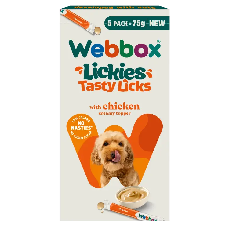 Webbox Dog Lickies Creamy Chicken (1 pack/ 17 packs)