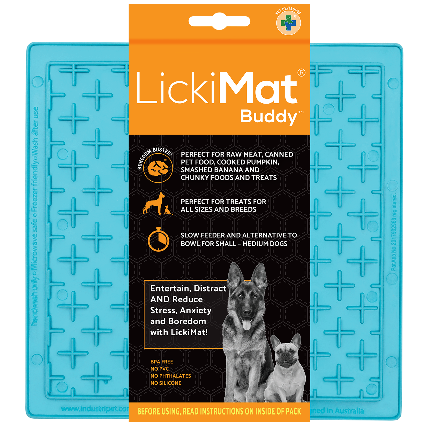 LickiMat Classic Buddy Turquoise