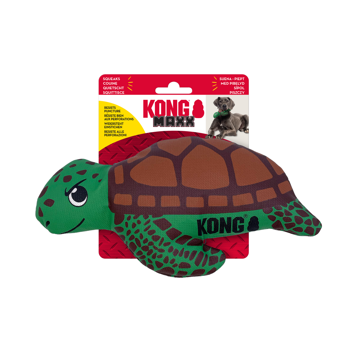 KONG Maxx Turtle Dog Toy Medium