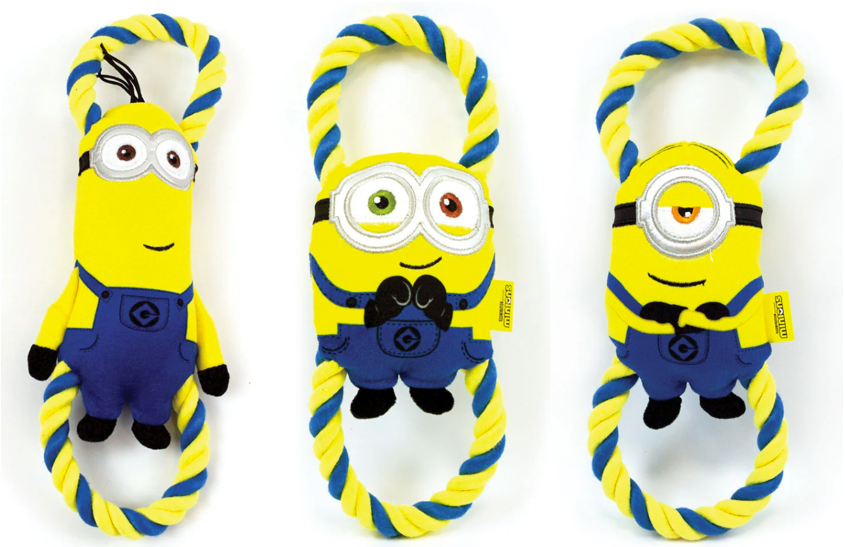 Minion Double Tug Small Dog Toy Assorted