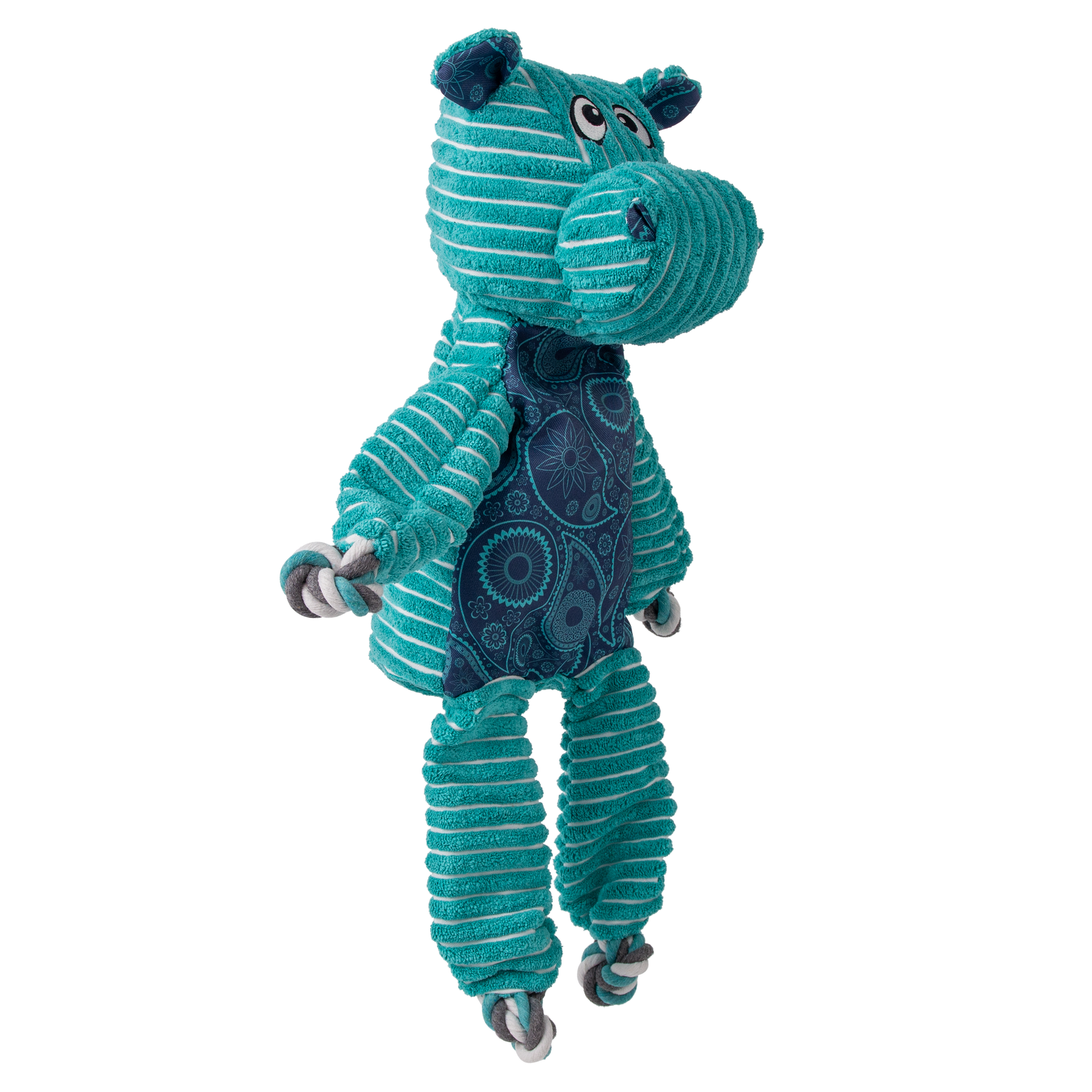 KONG Floppy Knots Hippo Dog Toy Jumbo XL
