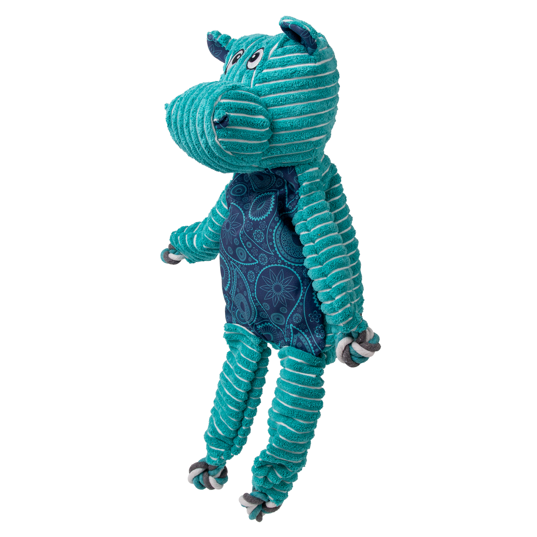 KONG Floppy Knots Hippo Dog Toy Jumbo XL