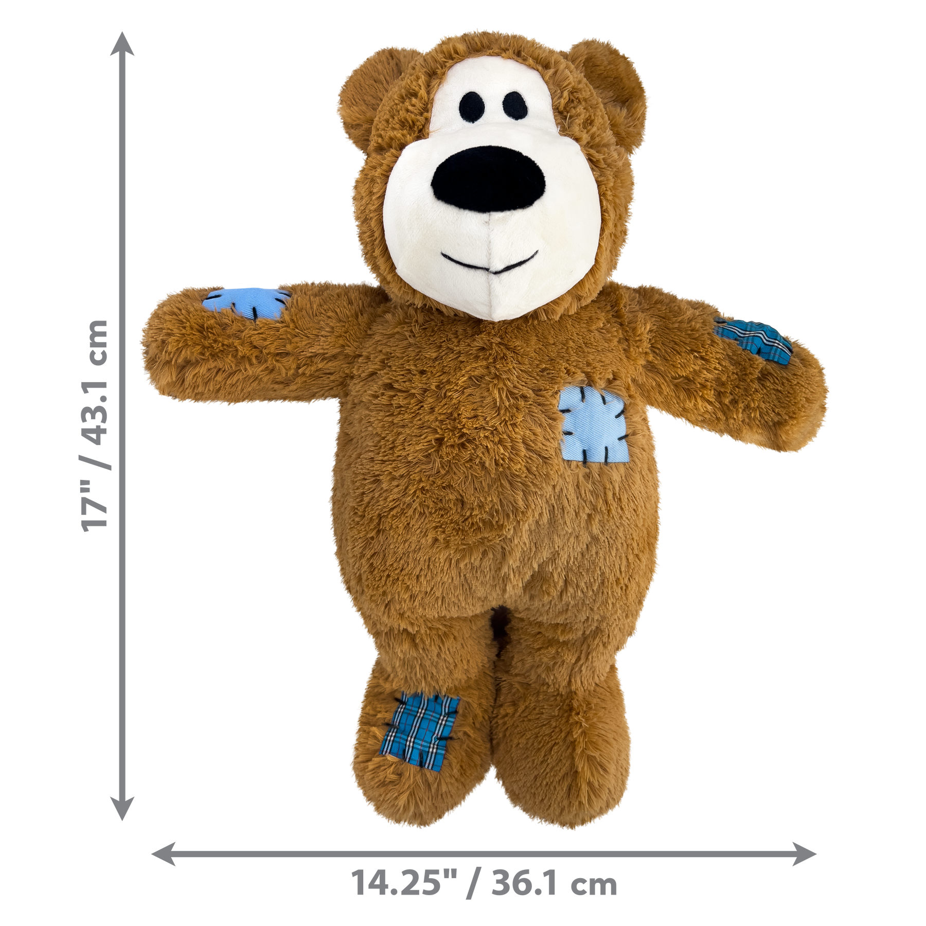 KONG Wild Knots Bear Jumbo Assorted Dog Toy XL