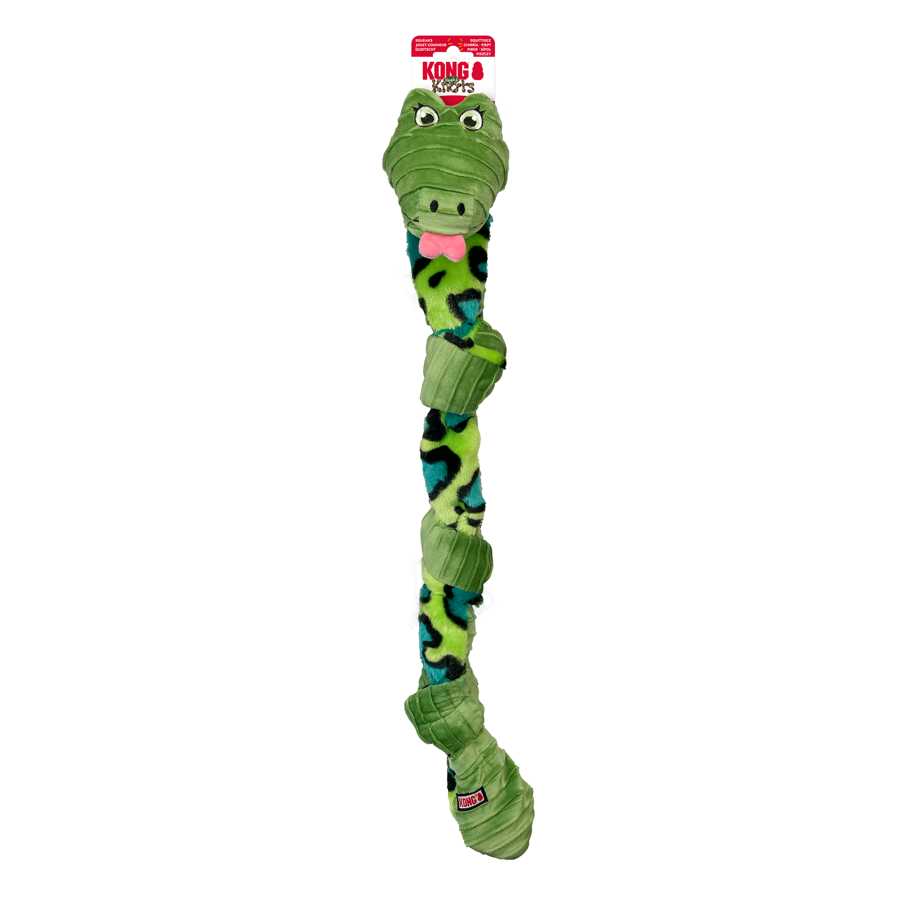 KONG Knots Snake Assorted Dog Toy Medium/Large