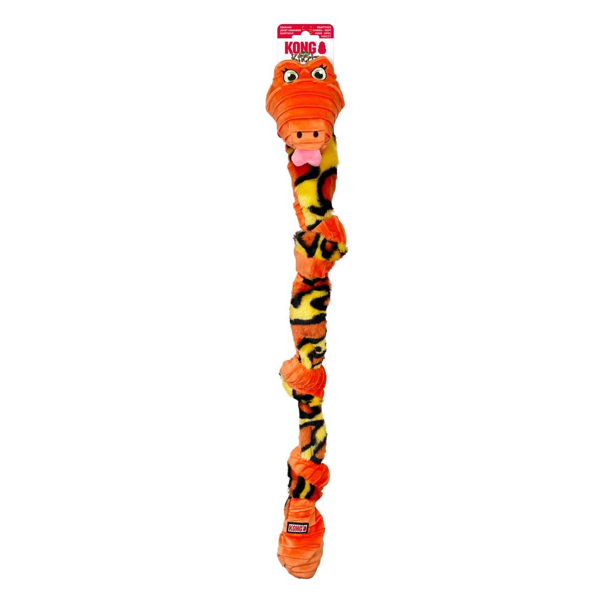 KONG Knots Snake Assorted Dog Toy Medium/Large
