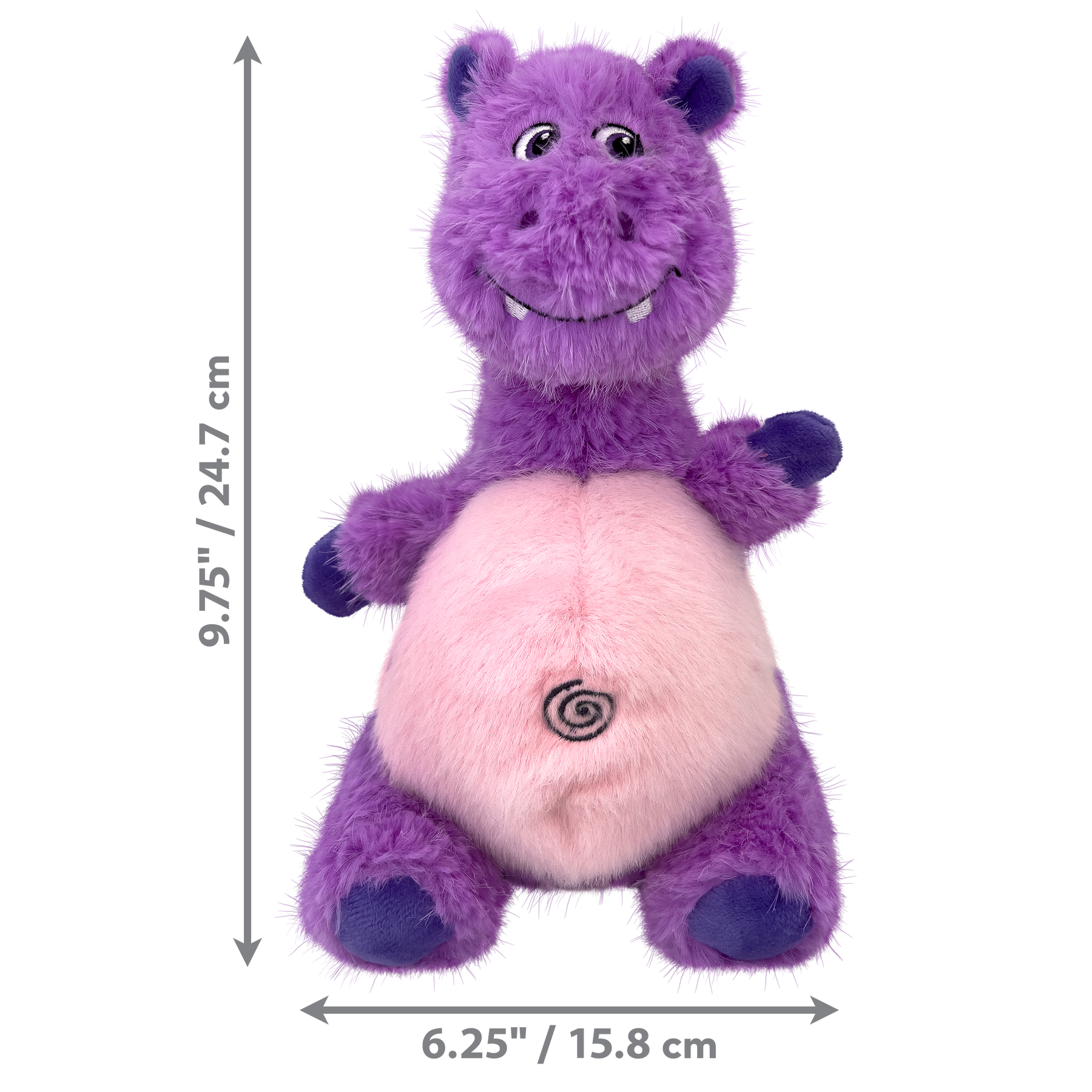 KONG Knots Belly Hippo Dog Toy Medium/Large