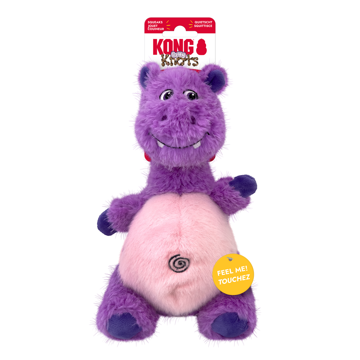 KONG Knots Belly Hippo Dog Toy Medium/Large