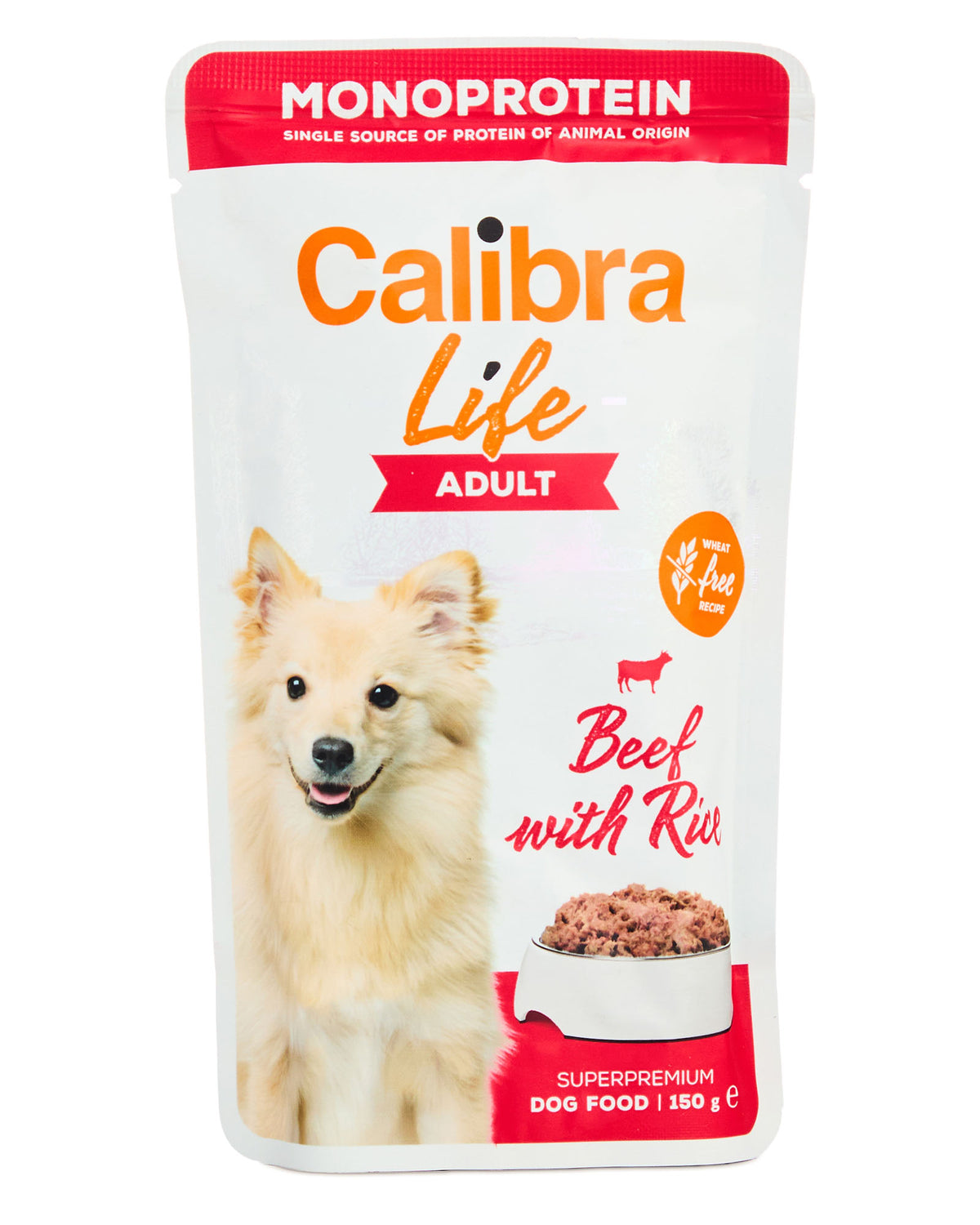 Calibra Dog Life Pouch Adult Beef