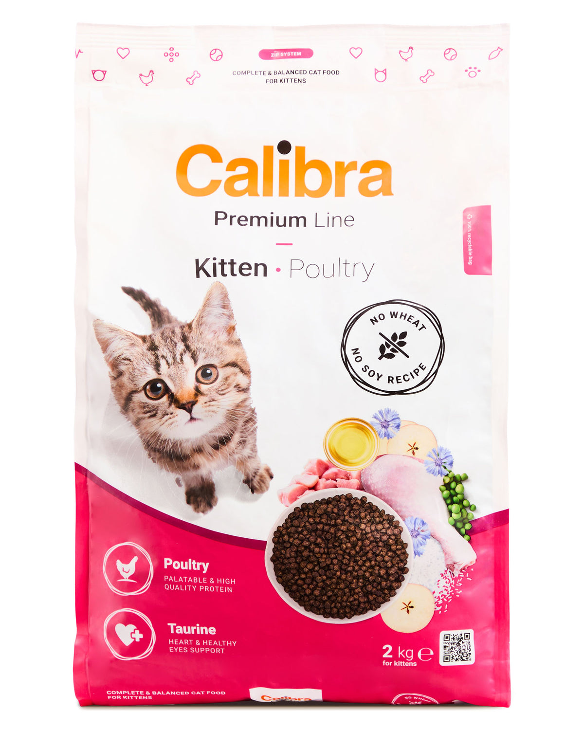Calibra Cat Premium Line Kitten Poultry Dry Food