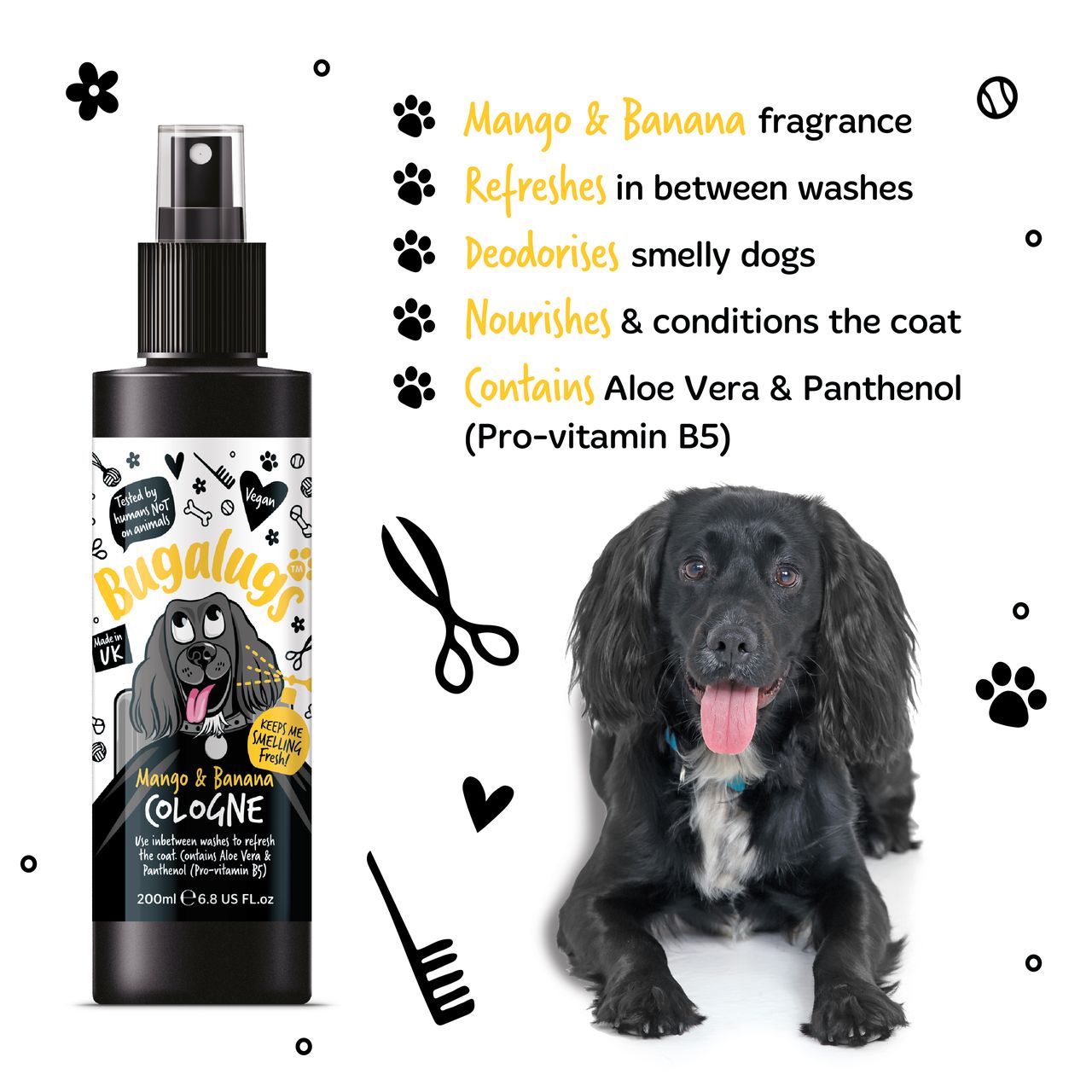 Bugalugs Mango & Banana Dog Cologne